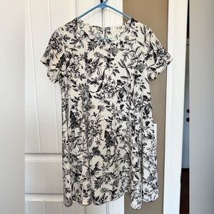 Lush Floral Tunic Dress XS